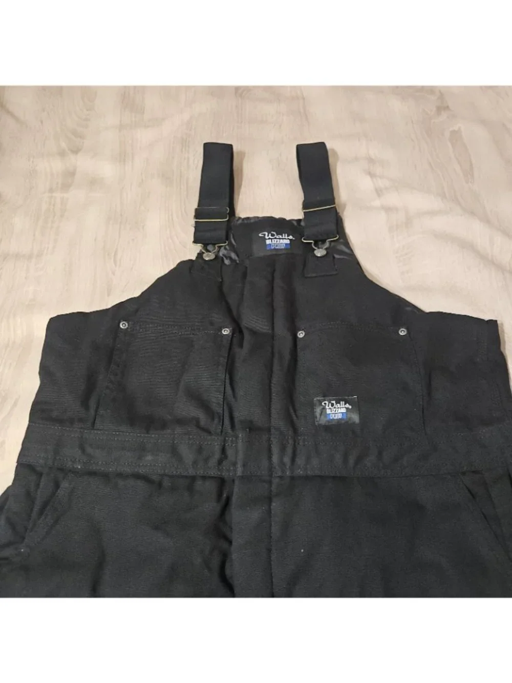 Walls Blizzard Pruf Men's Insulated Bib Overalls Size Large/ Short Waist 38-40